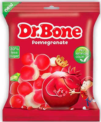 Jelly Gum With Pomegranate Flavor